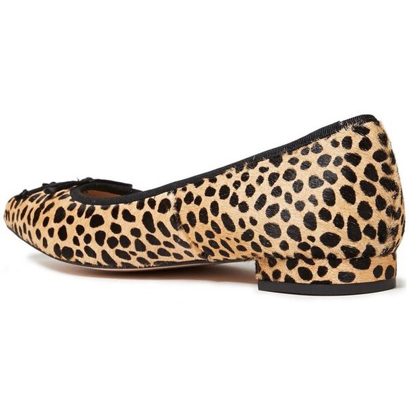 French Sole Penelope Leopard Calf Hair Printed Pointed Ballet Flats US 6 - Picture 4 of 6